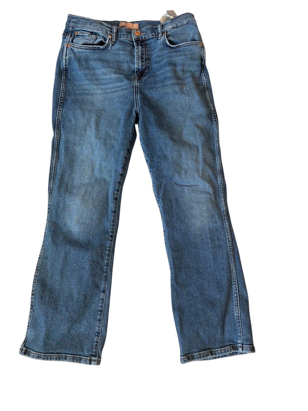 7 For All Mankind straight leg Luxe vintage Size 31 - Picture 2 of 6